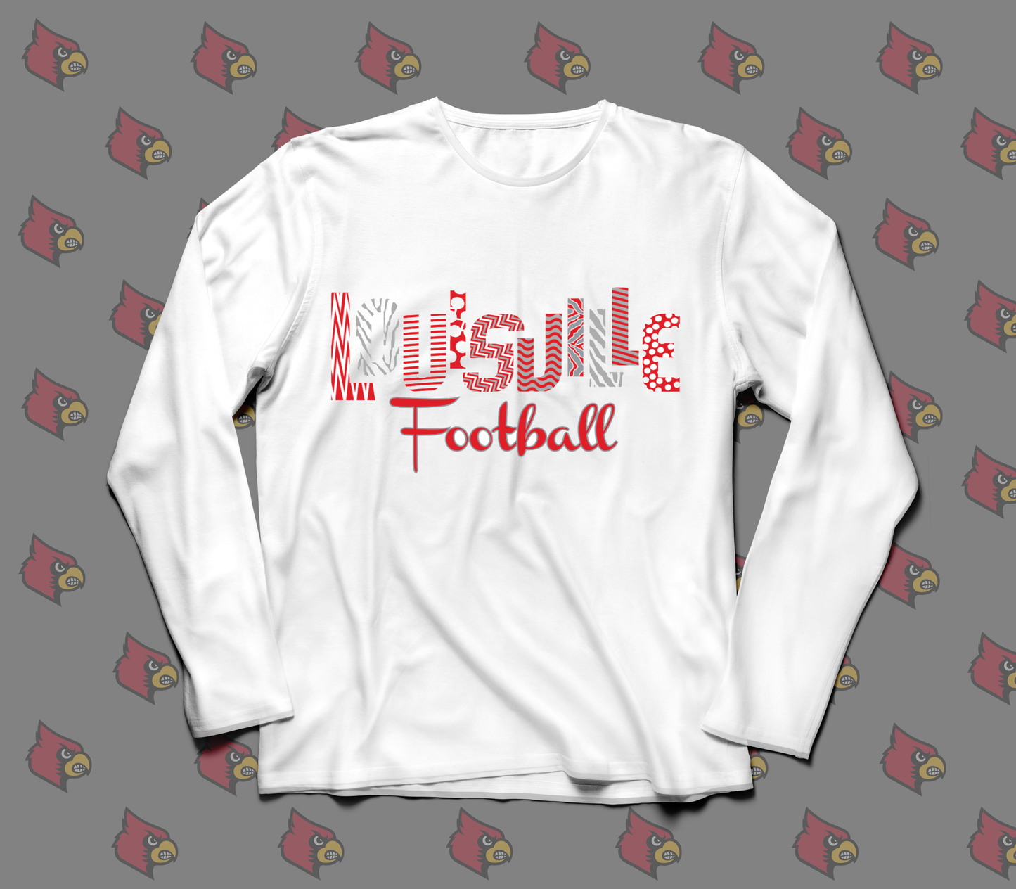 "Wacky" Louisville Football Long Sleeve Shirt