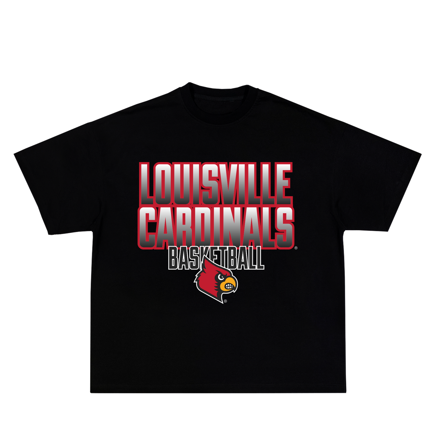 "Louisville Cardinals" Basketball Short Sleeve Shirt