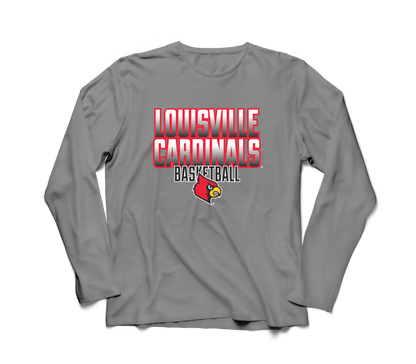 "Louisville Cardinals" Basketball Long Sleeve Shirt