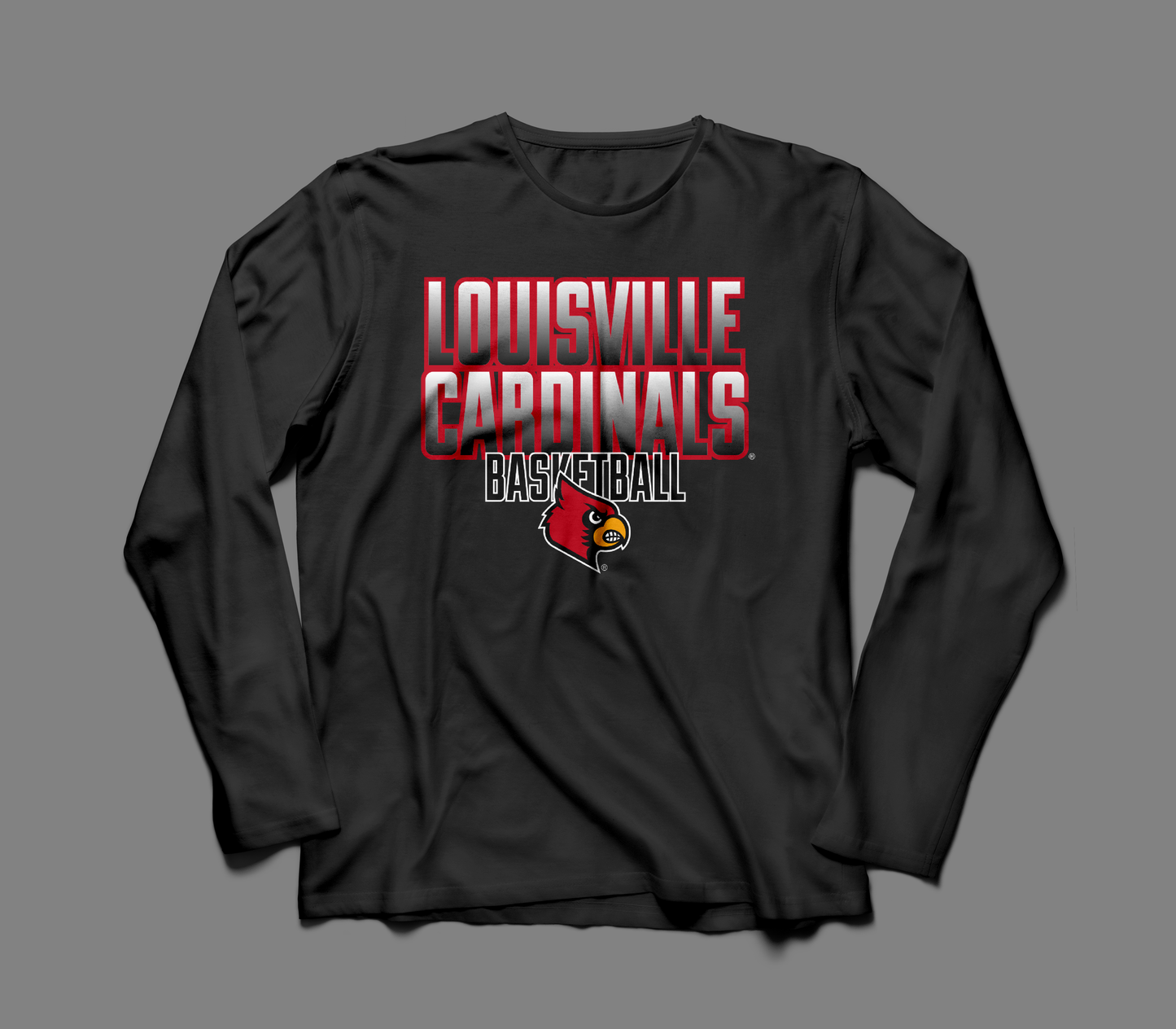 "Louisville Cardinals" Basketball Long Sleeve Shirt