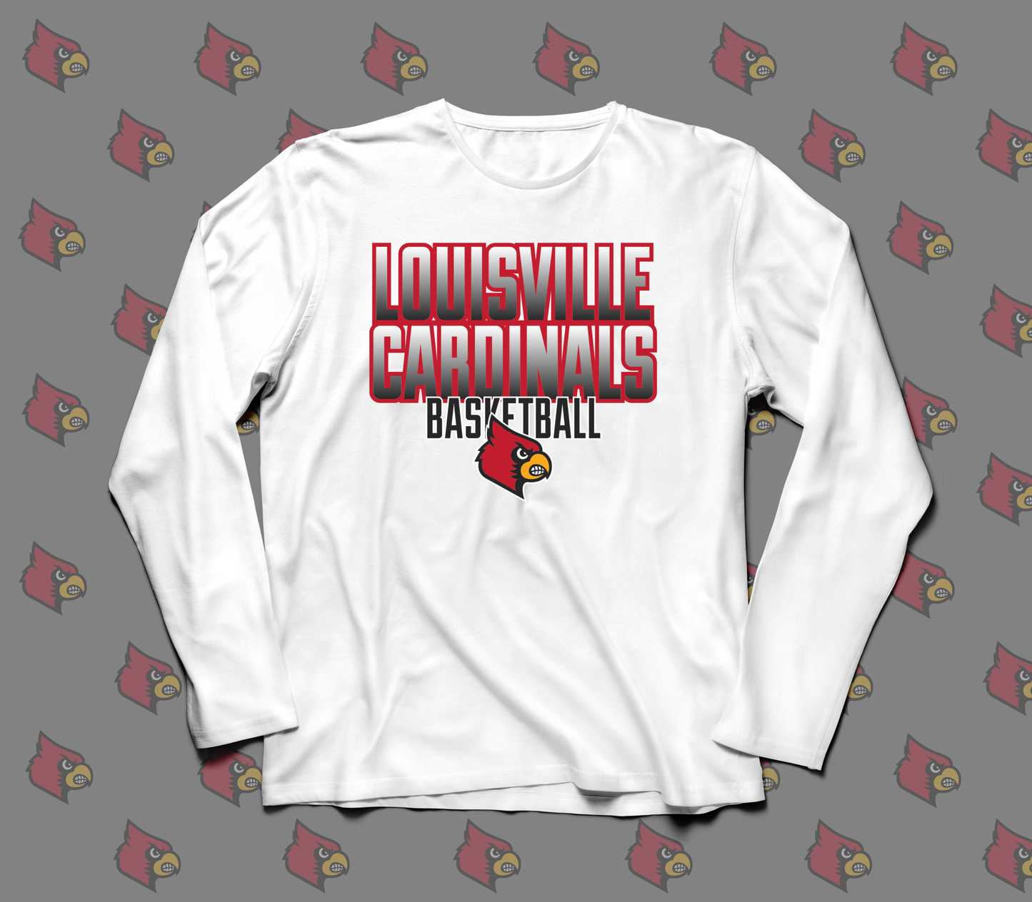 "Louisville Cardinals" Basketball Long Sleeve Shirt