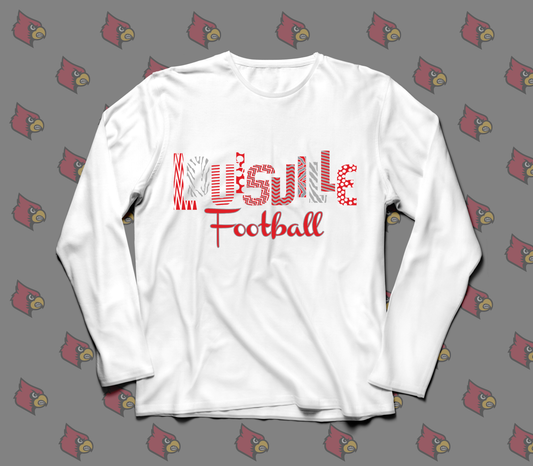 "Wacky" Louisville Football Long Sleeve Shirt