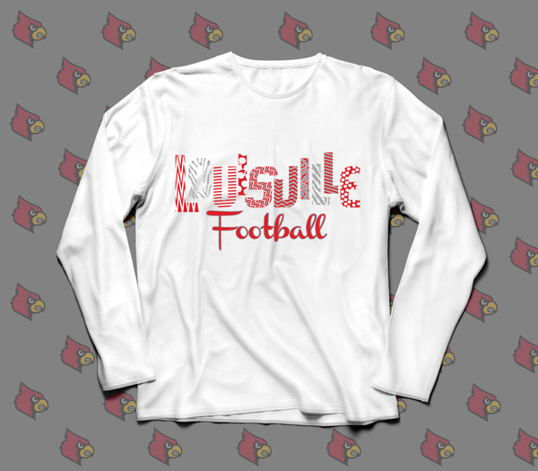 "Wacky" Louisville Football Long Sleeve Shirt