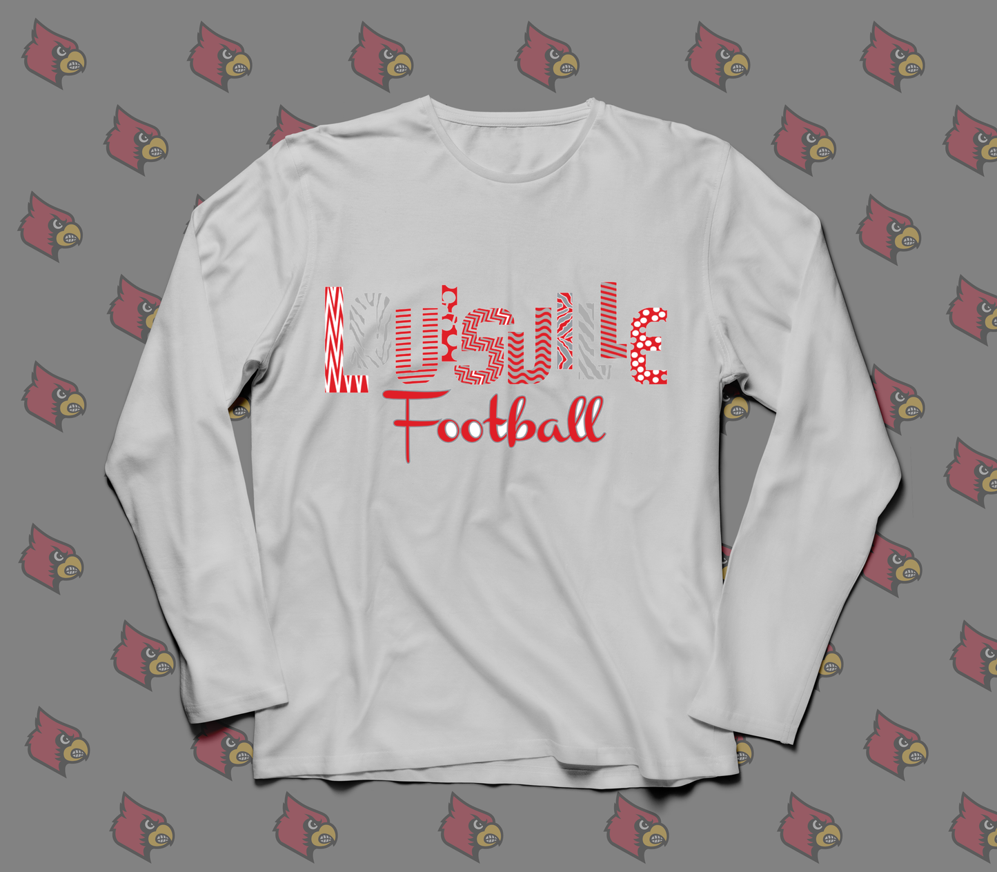 "Wacky" Louisville Football Long Sleeve Shirt